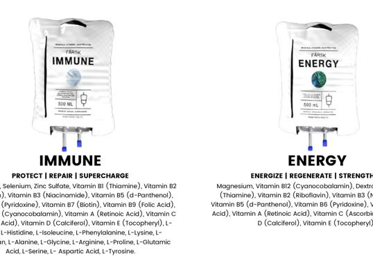 An IV Nutrient Therapy session